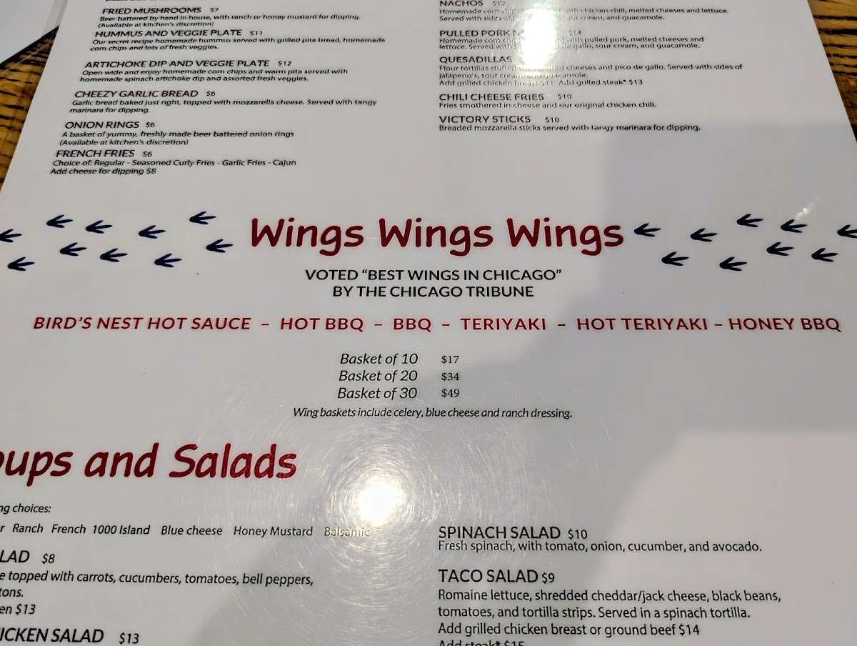 Menu - Bird's Nest photo 4
